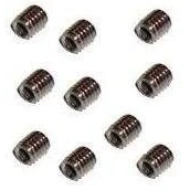 Image of Grub Screws M5 x 5mm (20 PACK) A2 Stainless Steel Metric Threaded Socket Allen Key Flat Point Grubs Screw Free UK Delivery