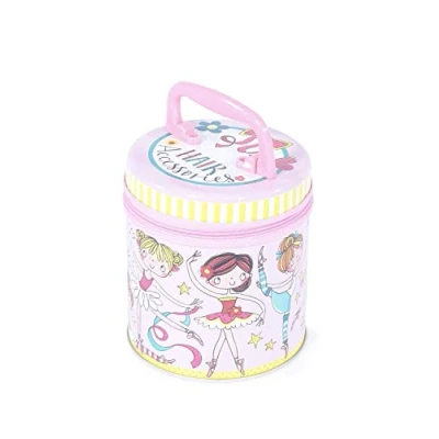 Image of Rachel Ellen Zipped Tin Hair Accessories Ballerina Design