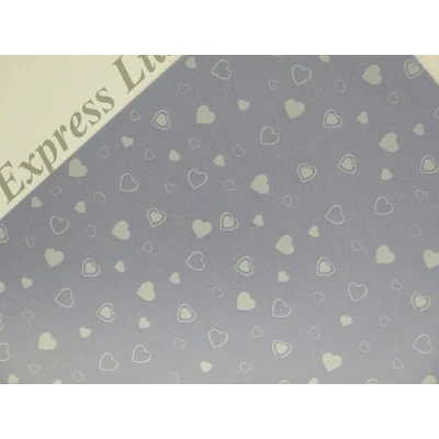 Image of Vellum Printed Patterned Sheets 10 x 100gsm A4 19 Designs to Choose Cardmaking (White Hearts AM526)