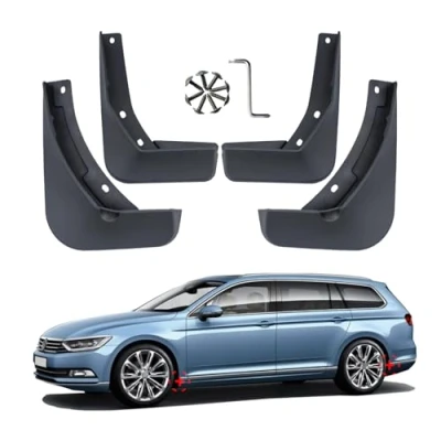 Image of ZHANGQINGHUI Car Mud Flaps For VW Passat b8 Estate Splash Guards Flap alltrack Mudguards Front Rear 4pcs 2014 2015 2016 2017 2018 2019 2021 2022 2023