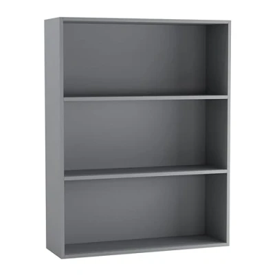 Image of URBNLIVING Wide 3 Shelf Tier Wooden Bookcase Cabinet Storage Shelving Display Shelves Unit