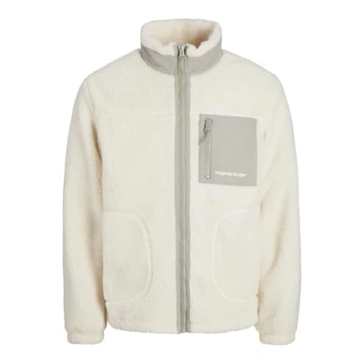 Image of Jack &amp; Jones Jorvesterbro Fleece jacket, Men&#039;s, Size: XL, Cloud dancer