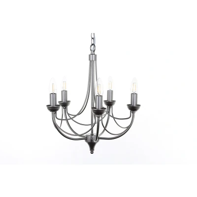 Image of Cirrus Natural 5 Arm Chandelier