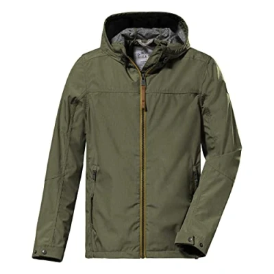 Image of G.I.G.A. DX GS 9 MN SFTSHLL JCKT 38213 000 Men&#039;s Softshell Outdoor Jacket with Hood Olive 4XL