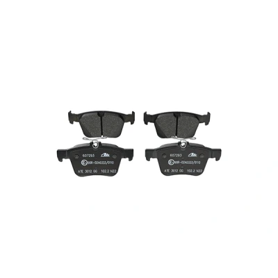 Image of 5Q0698451AD, 5Q0698451AK, 5Q0698451J, 5Q0698451N, 5Q0698451Q Brake pad set ATE 13.0460 7293.2 VOLKSWAGEN: Touran II, Golf 7 Variant,