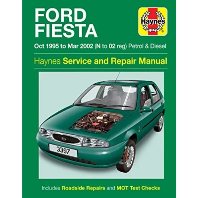 Image of Ford Fiesta Petrol &amp; Diesel (Oct 95 Mar 02) Haynes Repair Manual (Paperback)