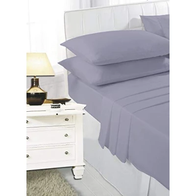 Image of Grey 2ft 6&quot; (76cmx190cm) Percale Bunk Bed Fitted Sheet Caravan Campervan Small Single