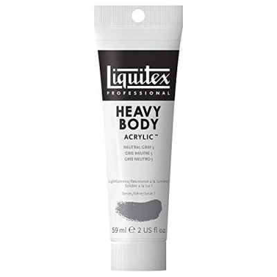 Image of Liquitex Professional Heavy Body Acrylic Paint 59 ml tube, Neutral Gray Value 5/Mixing