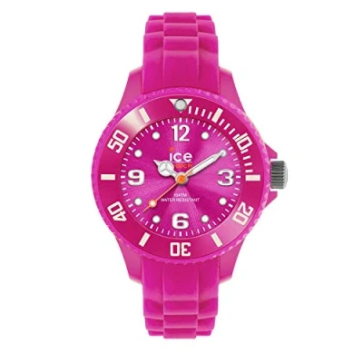 Image of Ice WATCH Forever Neon pink Women&#039;s Wristwatch With Silicon Strap 001463 (Extra small)