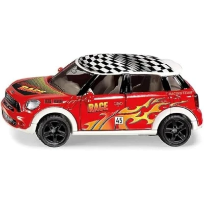 Image of siku 6504, Craftwork set &#039;Style my siku&#039;, MINI Countryman Race, Metal/Plastic, Red, incl. Sticker Sheet for Individual Design