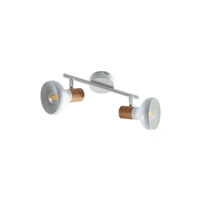 Image of Ceiling Light &#039;Fridolin&#039; dimmable (Modern) in White Made of Metal for e.g. Kitchen (2 Sources, E14) from Lindby floodlight, Spotlight