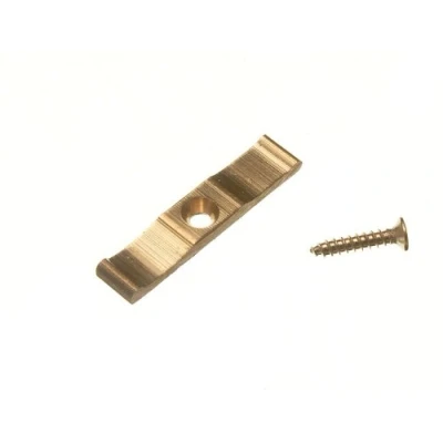 Image of TURN BUTTON GRANNY CATCH SHED LATCH 38MM SOLID BRASS + SCREWS ( pack of 4 )