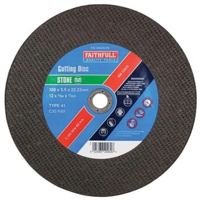 Image of Faithfull Stone Cut Off Disc 300 x 3.5 22.23mm FAI3003522S