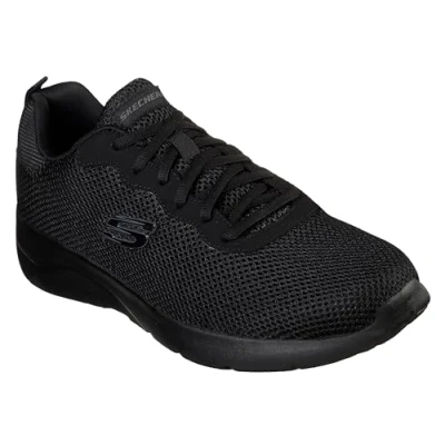 Image of Skechers Men&#039;s Dynamight 2.0 Rayhill Trainers, Black, 8 UK