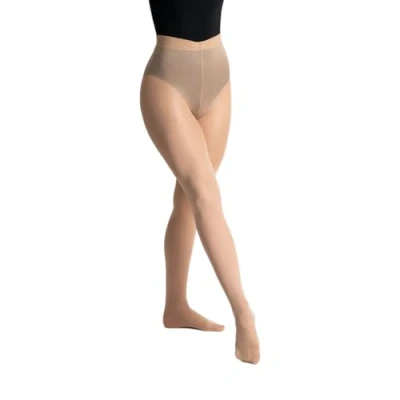 Image of Starlite 40 Denier Convertible Ballet Tights Tan Age 7 9