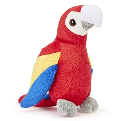 Image of Zappi Co 100% Recycled Plush Parrot Toy (13 15cm) Stuffed Soft Cuddly animals Collection For New Born Child Tiktok featured