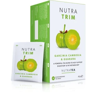 Image of NUTRATRIM Slimming Tea Metabolism Aids in Weight Loss and Digestion &amp; Controls Sugar Cravings Garcinia Cambogia Kelp 120 Enveloped Bags by Nutra Herbal (6 Pack)