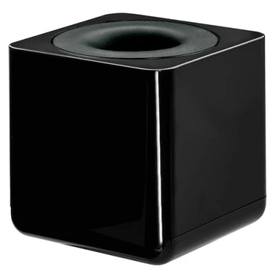 Image of HAN 17652 13, i Line paper clip dispenser. Elegant, attractive accessory, premium quality with ring magnet, black