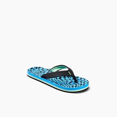 Image of Reef Boys Kids Ahi Sandal, Aquifer Palm, 13 UK