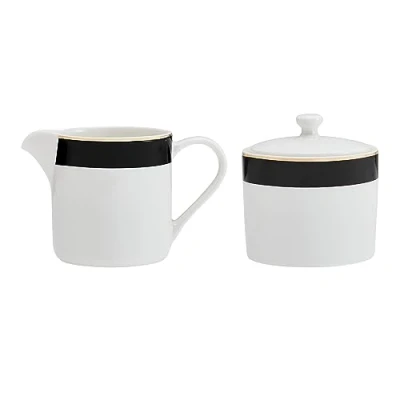 Image of Mikasa Luxe Deco Sugar Pot &amp; Creamer Set