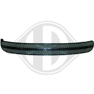 Image of 1C0807681B, 1C0807681B01C, 1C0807681F01C Bumper Grill DIEDERICHS 2265045 Centre for vehicles without front fog light