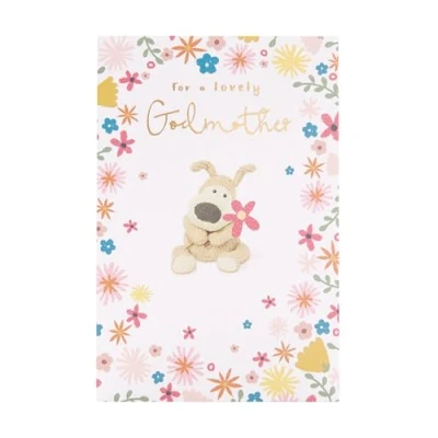 Image of Boofle Mother&#039;s Day Card for Godmother Cute Design