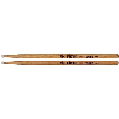 Image of Vic Firth American Classic® Terra Series Drumsticks 7ATN Hickory Nylon Tip 4 Pair Pack