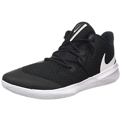 Image of Nike Performance ZOOM Hyperspeed Court Unisex Handball shoes, Size: 10.5, Black/white Textile/synthetics