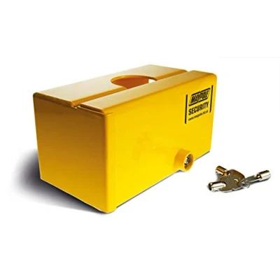 Image of BITS4REASONS MAYPOLE NEW MODEL HITCHLOCK MP5411 STRONGBOX (SUITABLE FOR MOST PRESSED STEEL HITCHES ONLY) CHECK YOUR IN DESCRIPTION