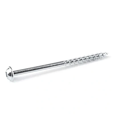 Image of Kreg SML C250 250 Zinc Pocket Hole Screws, 2 1/2 Inch, 8 Coarse Thread, Maxi Loc Head (250 Count)