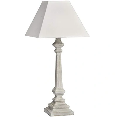 Image of Hill 1975 Pula Table Lamp, Wood, Linen, Mixed, one