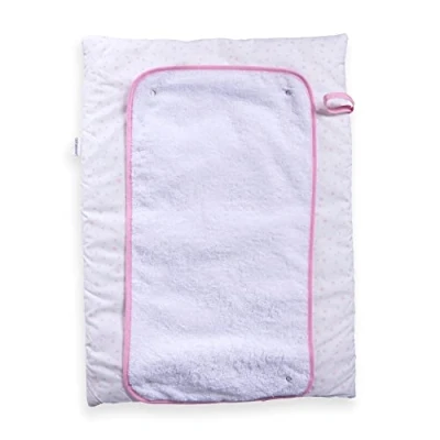 Image of Clair de Lune Pink Stars &amp; Stripes Roly Poly Travel and Change Mat