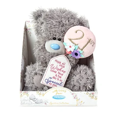 Image of Me To You Bear 9&quot; 21st Birthday, Grey