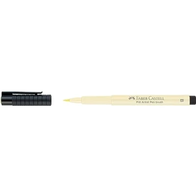 Image of Faber Castell Art &amp; Graphic Pitt Artist Pen Brush India Ink Pen, Ivory, Single For Art, Craft, Drawing, Sketching, Home, School, University, Colouring