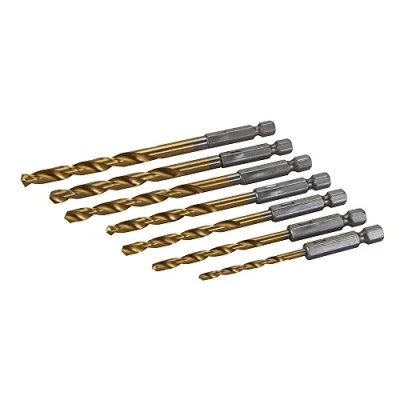 Image of Silverline Hex Shank Drill Bit Set 7pce 3 6.5mm