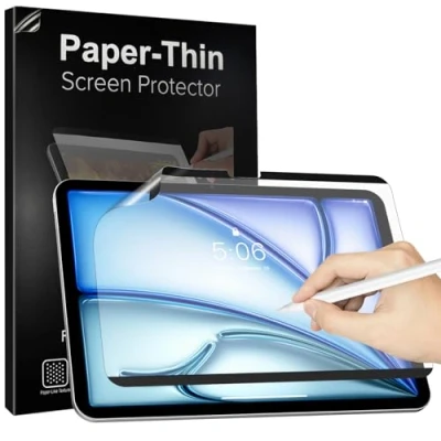 Image of TiMOVO 1 Pack Magnetic Feel Paper Screen Protector for iPad Air 13 inch M2 2024, Removable, Reusable, Matte Film (A2898 A2899 A2900), Draw Like on Paper, Anti Glare, Scratch,Matte