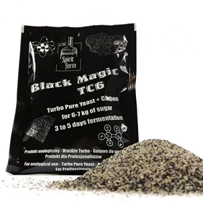 Image of Turbo Yeast Black Magic TC6 120g Vodka Distilling Mash for Fermentation