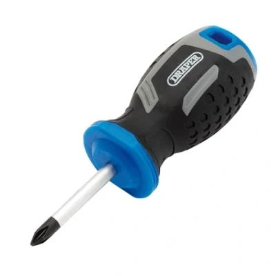 Image of Draper Phillips Soft Grip Screwdriver, PH1 x 38mm 13356 Magnetic Tip, CRV Blade
