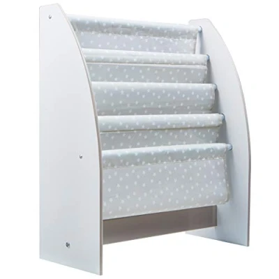 Image of HelloHome, 4 shelf Sling Bookcase, White, One Size