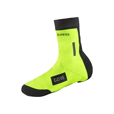 Image of GORE WEAR Insulated Unisex Cycling Shoe Covers, Sleet, Waterproof, Warm TEX PACLITE PLUS, Neon Yellow/Black, 44 45