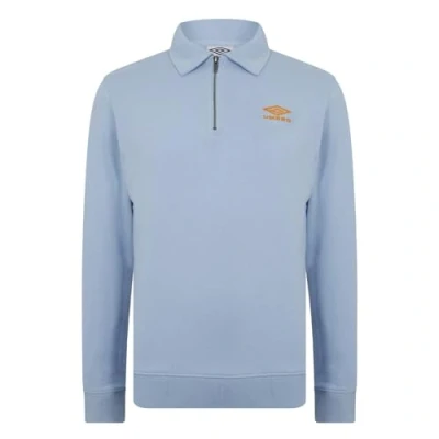 Image of Umbro Mens Polo Sweatshirt Angel Falls/Orange S