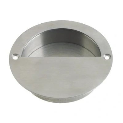 Image of ZAS41SS Half Moon Flush Pull 75mm Dia SSS From The Door Handle Store by Zoo Hardware