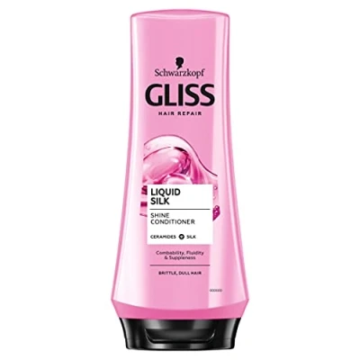 Image of Schwarzkopf Gliss Liquid Silk Conditioner, 200ml