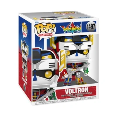 Image of Funko Pop! Animation: Voltron (Retro) Classic Collectable Vinyl Figure Gift Idea Official Merchandise Toys for Kids &amp; Adults TV Fans Model Collectors