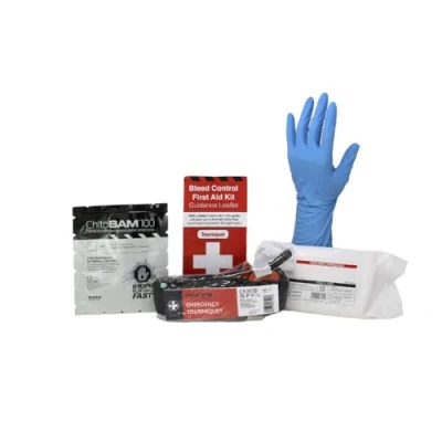 Image of Value Aid Basic Bleed Control Kit with Tourniquet, Refill