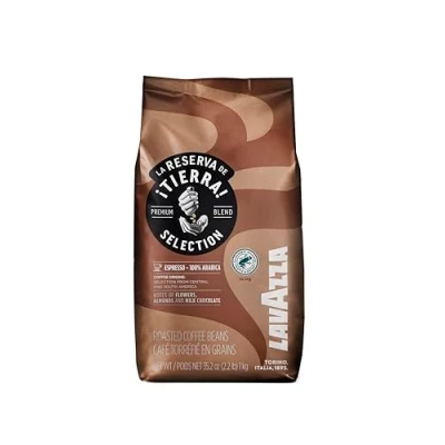Image of Lavazza Coffee Espresso Tierra, Whole Beans, 1000g