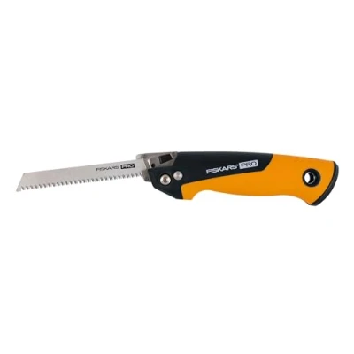 Image of Fiskars Compact Folding Tool Box Saw/2 Blades, Black/Orange,1062934