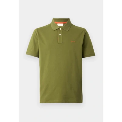 Image of GANT Contrast Rugger Polo shirt, Men&#039;s, Size: 4XL, Moss green