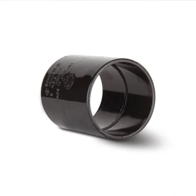 Image of Polypipe Waste Solvent Weld Abs Straight Coupling Black 32mm Ws25B