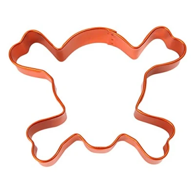 Image of Dexam Skull Cookie Cutter Orange, Aluminium